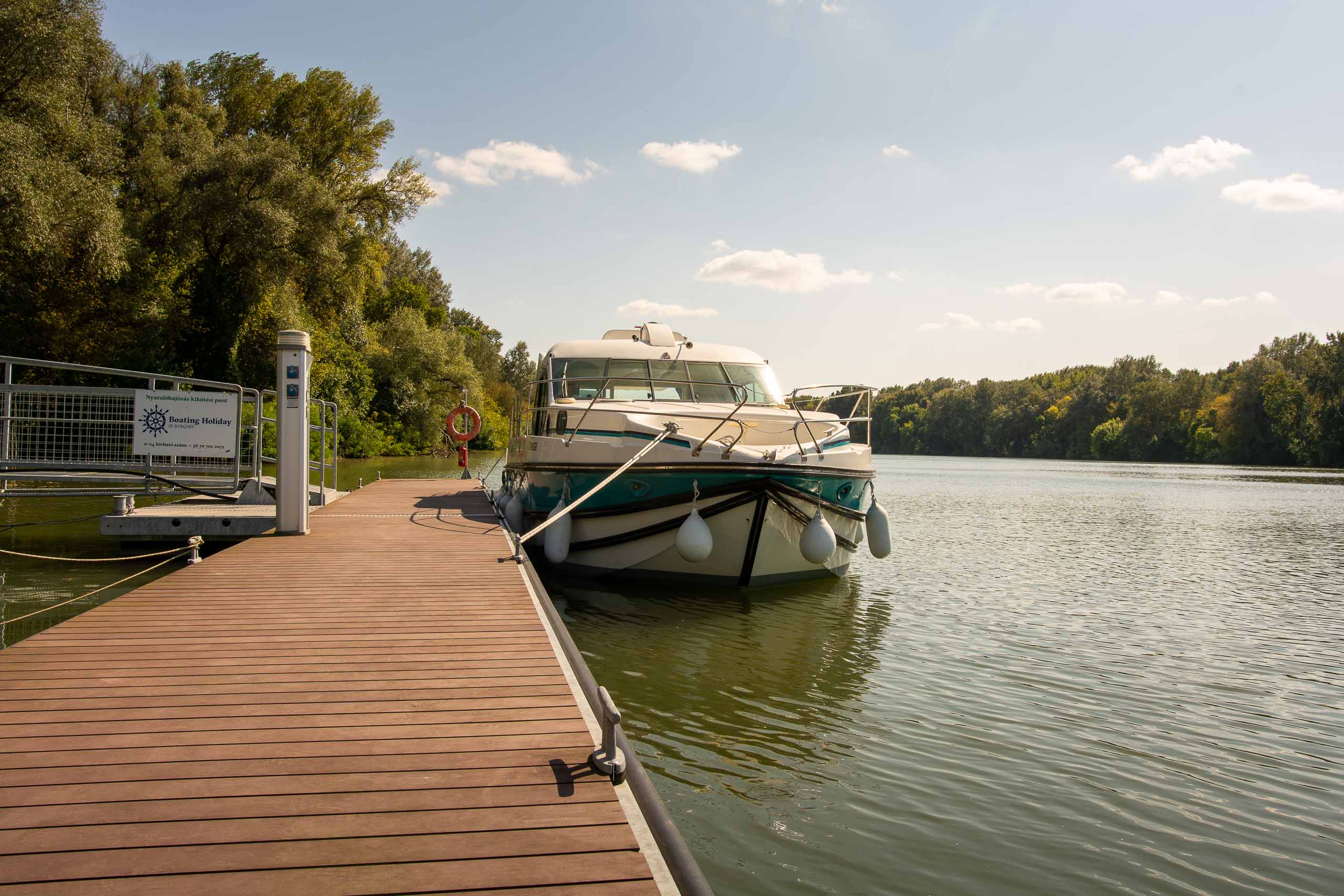 Aanlegplaatsen Tisza, Hongarije